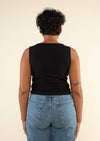 NLT | Valencia 2x1 Rib Tank | Boat Neck Basic | Black | Plus Size | Les Sol | Minneapolis Boutique